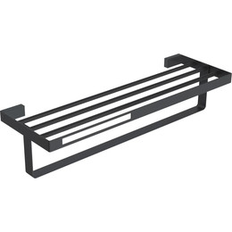 Полка для полотенец Boheme Q 10947-B, чёрный матовый, Цвет производителя: чёрный матовый фото 