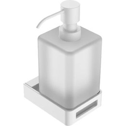 Дозатор для жидкого мыла Boheme Q 10957-MW, matt white, Цвет производителя: matt white фото 