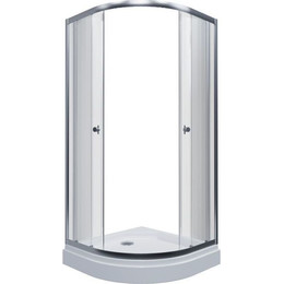 Душевое ограждение Triton Альфа 80x80 см, хром/прозрачное фото 
