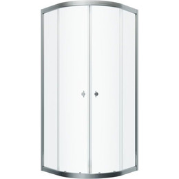 Душевое ограждение Triton Альфа 100x100 см, хром/прозрачное фото 