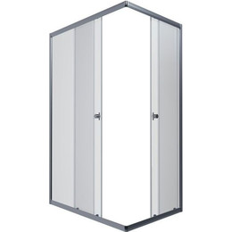 Душевое ограждение Triton Вента 120x80 см, хром/прозрачное фото 