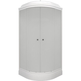Душевая кабина Triton Вельвет А 90x90 см, белый/матовое фото 