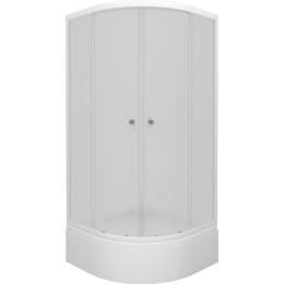 Душевое ограждение Triton Вельвет В 90x90 см, хром/матовое фото 