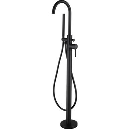 Смеситель для ванны Abber Wasser Kreis AF8115B, чёрный матовый, Цвет производителя: чёрный матовый фото 