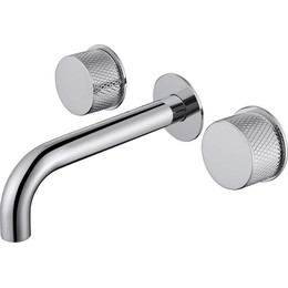 Смеситель для раковины настенный Abber Wasser Kreis AF81122 (со скрытой частью), Цвет производителя: хром фото 