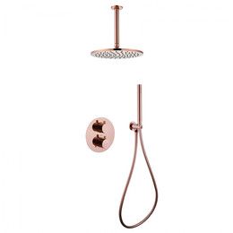 Душевая система для душа Abber Wasser Kreis AF8121RG, розовое золото фото 