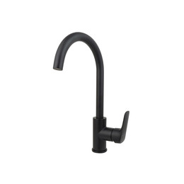 Смеситель для кухни Aquatek Вега AQ1082MB, чёрный матовый, Цвет производителя: чёрный матовый фото 