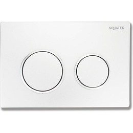 Кнопка смыва Aquatek Small TDI-0000001, белый фото 