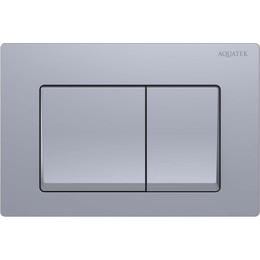 Кнопка смыва Aquatek Small TDI-0000006, хром матовый фото 