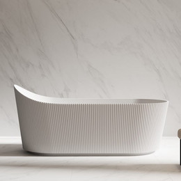 Ванна отдельностоящая Abber 170x80 см AB9445MW, белый матовый фото 