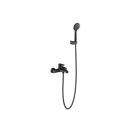 Смеситель для ванны Aquatek Оберон AQ1249MB, чёрный матовый, Цвет производителя: чёрный матовый фото 