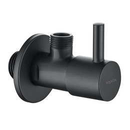 Вентиль угловой Aquatek  AQ2450MB, чёрный матовый фото 