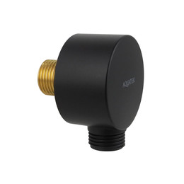 Шланговое подсоединение Aquatek  AQ2454MB, чёрный матовый фото 