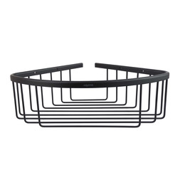 Полка угловая Aquatek Вега AQ4006MB, цвет чёрный матовый фото 