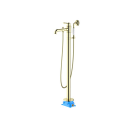 Смеситель для ванны Aquatek Классик AQ1545PG, золото, Цвет производителя: золото фото 