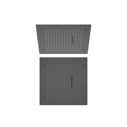 Верхний душ Aquatek 500x500 мм AQ2082MB, чёрный матовый фото 