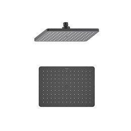 Верхний душ Aquatek 260x188 мм AQ2087MB, чёрный матовый фото 