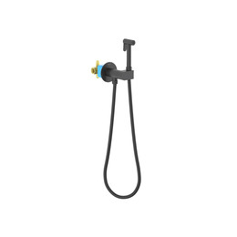 Гигиенический душ Aquatek Оберон AQ1024MB (со скрытой частью) чёрный матовый фото 