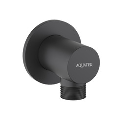 Шланговое подсоединение Aquatek AQ2456MB, чёрный матовый фото 