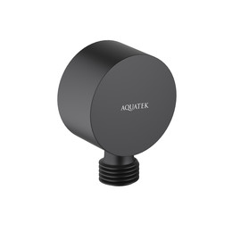 Шланговое подсоединение Aquatek AQ2457MB, чёрный матовый фото 