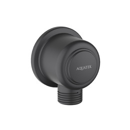 Шланговое подсоединение Aquatek Классик AQ2461MB, чёрный матовый фото 