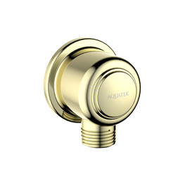 Шланговое подсоединение Aquatek Классик AQ2461PG, золото фото 