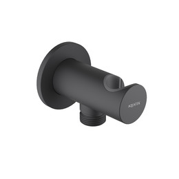 Шланговое подсоединение Aquatek AQ2464MB, чёрный матовый фото 