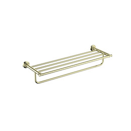 Полка для полотенец Aquatek Классик AQ4515PG, цвет золото фото 