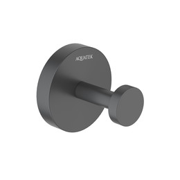 Крючок Aquatek Бетта AQ4601MB, цвет чёрный матовый фото 