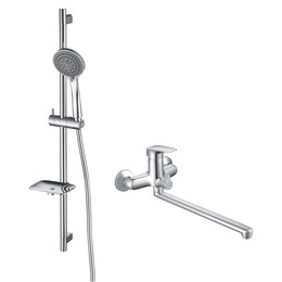 Смеситель для ванны Aquatek Вега AQ1033CR, Цвет производителя: хром фото 