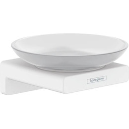 Мыльница Hansgrohe AddStoris 41746700, белый матовый фото 