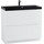 Тумба напольная с раковиной BelBagno MARINO-800-2C-PIA-BL-P 80 см, Bianco Lucido (раковина BB800/450-LV-ART-AST-NERO) - Тумба напольная с раковиной BelBagno MARINO-800-2C-PIA-BL-P 80 см, Bianco Lucido (раковина BB800/450-LV-ART-AST-NERO) фото