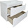 Тумба подвесная с раковиной Azario Lotos 70/2 см CS00083930, белый - Тумба подвесная с раковиной Azario Lotos 70/2 см CS00083930, белый фото