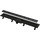 Трап Alcadrain 85 см APZ10BLACK-850M, чёрный матовый - Трап Alcadrain 85 см APZ10BLACK-850M, чёрный матовый фото