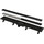Трап Alcadrain 55 см APZ19BLACK-550, чёрный матовый - Трап Alcadrain 55 см APZ19BLACK-550, чёрный матовый фото