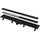 Трап Alcadrain 75 см APZ19BLACK-750, чёрный матовый (под плитку) - Трап Alcadrain 75 см APZ19BLACK-750, чёрный матовый (под плитку) фото