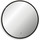 Зеркало Abber Mond 77 см AG6204SCB-0.77, чёрный - Зеркало Abber Mond 77 см AG6204SCB-0.77, чёрный фото