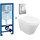 Инсталляция с подвесным унитазом комплект: Grohe Rapid SL 38772001 с подвесным безободковым унитазом Azario Teramo AZ-0053-UQ3 сиденье микролифт, крепление, кнопка смыва хром - Инсталляция с подвесным унитазом комплект: Grohe Rapid SL 38772001 с подвесным безободковым унитазом Azario Teramo AZ-0053-UQ3 сиденье микролифт, крепление, кнопка смыва хром фото