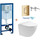 Инсталляция с подвесным унитазом комплект: Grohe Rapid SL 38772001+38732GL0 с подвесным безободковым унитазом Aquatek Европа AQ1900T-00 сиденье микролифт, крепление, кнопка смыва золото глянцевое (система смыва Торнадо), Цвет производителя: золото глянцевое - Инсталляция с подвесным унитазом комплект: Grohe Rapid SL 38772001+38732GL0 с подвесным безободковым унитазом Aquatek Европа AQ1900T-00 сиденье микролифт, крепление, кнопка смыва золото глянцевое (система смыва Торнадо), Цвет производителя: золото глянцевое фото