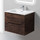 Тумба подвесная с раковиной BelBagno ETNA-600-2C-SO-RW-P 60 см, Rovere Moro, Цвет фасада: Rovere Moro - Тумба подвесная с раковиной BelBagno ETNA-600-2C-SO-RW-P 60 см, Rovere Moro, Цвет фасада: Rovere Moro фото