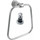 Кольцо для полотенец Boheme Murano Crome 10905-B-CR, chrome - Кольцо для полотенец Boheme Murano Crome 10905-B-CR, chrome фото