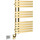 Полотенцесушитель электрический Boheme Venturo П11 80х900 мм 721-G, gold - Полотенцесушитель электрический Boheme Venturo П11 80х900 мм 721-G, gold фото