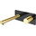 Смеситель для раковины настенный Boheme Stick 125-BG, чёрный/золото - Смеситель для раковины настенный Boheme Stick 125-BG, чёрный/золото фото