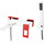 Смеситель для ванны Boheme Q 143-CRR, chrome-red - Смеситель для ванны Boheme Q 143-CRR, chrome-red фото