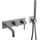Смеситель для ванны Boheme UNO 464-3-SGM, shine gun metal - Смеситель для ванны Boheme UNO 464-3-SGM, shine gun metal фото