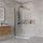 Душевая перегородка Belbagno 90 см KRAFT-L-1-90-C-NERO чёрный матовый/прозрачное - Душевая перегородка Belbagno 90 см KRAFT-L-1-90-C-NERO чёрный матовый/прозрачное фото