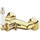 Смеситель для душа Boheme Vogue Gold 214-MR-W, белый - Смеситель для душа Boheme Vogue Gold 214-MR-W, белый фото