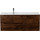 Тумба подвесная с раковиной BelBagno ETNA-1000-2C-1A-SO-RW-L 100 см (раковина BB1000ETL-L) Rovere Moro, Цвет фасада: Rovere Moro - Тумба подвесная с раковиной BelBagno ETNA-1000-2C-1A-SO-RW-L 100 см (раковина BB1000ETL-L) Rovere Moro, Цвет фасада: Rovere Moro фото