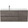 Тумба подвесная с раковиной BelBagno KRAFT-1000-2C-1A-SO-CG-L 100 см, Cemento Grigio - Тумба подвесная с раковиной BelBagno KRAFT-1000-2C-1A-SO-CG-L 100 см, Cemento Grigio фото