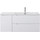 Тумба подвесная с раковиной BelBagno ETNA-1200-2C-1A-SO-BL-R 120 см (раковина BB1200ETL-R) Bianco Lucido, Цвет фасада: Bianco Lucido - Тумба подвесная с раковиной BelBagno ETNA-1200-2C-1A-SO-BL-R 120 см (раковина BB1200ETL-R) Bianco Lucido, Цвет фасада: Bianco Lucido фото
